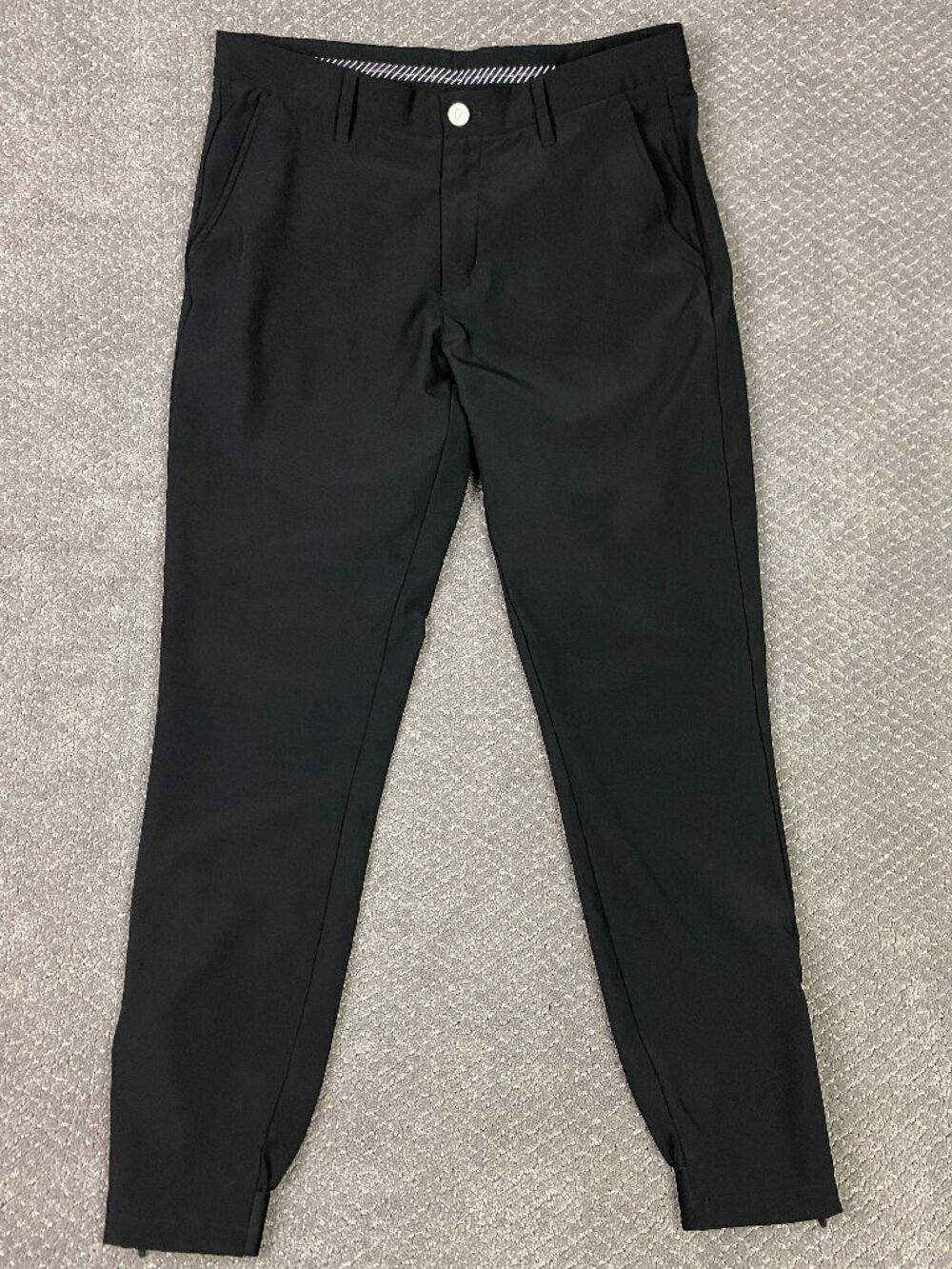 Primo Golf Joggers Pants Mens 32 Regular Black Ankle Zip Zipper Performance